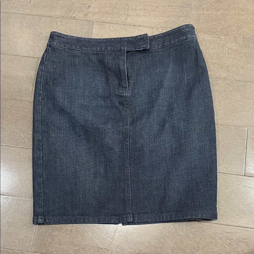 NWOT LOFT Dark blue denim Pencil Skirt